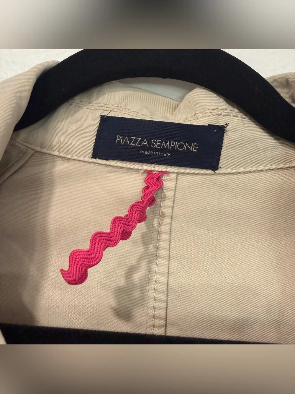Piazza Sempione Beige Belted Trench Coat 6